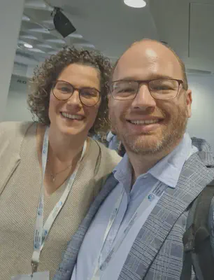 With my amazing friend [Sarah Koch](https://dsbg.unibas.ch/de/personen/sarah-koch/) at the Global Climate & Health Summit 2025