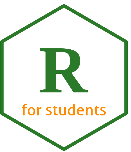 R hex sticker