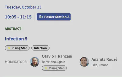 Otavio listed as Rising Star in the LIVES 2026 official programme